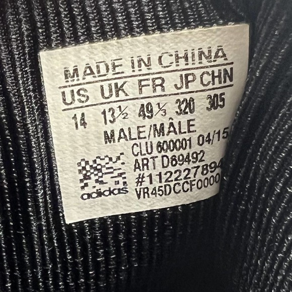 ADIDAS‎ Shies Men Size 14 D Rose 773 IV Black White Basketball D69492 Sneakers - Picture 6 of 6